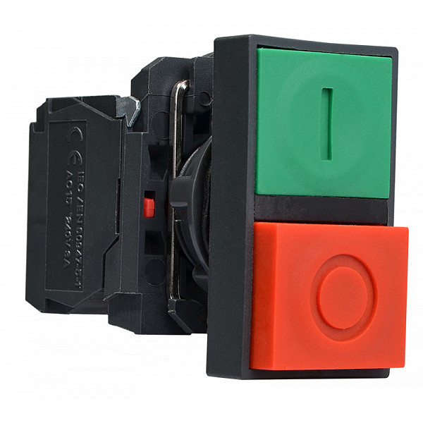 Двойная кнопка Аско-Укрем TB5-AL8425 IP40 «Старт/Стоп» (A0140010170) - фото №3