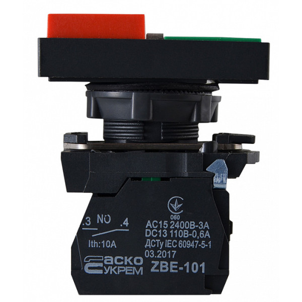 Двойная кнопка Аско-Укрем TB5-AL8425 IP40 «Старт/Стоп» (A0140010170) - фото №4