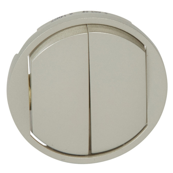 Клавиша выключателя 2-клавишного Legrand Celiane титан