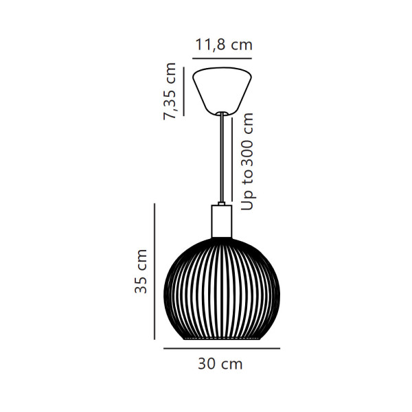 Подвесной светильник, люстра Nordlux 84243003 Aver E27 1x60W IP20 черный - фото №4