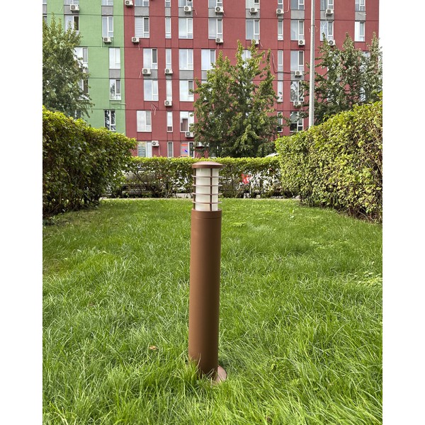 Вуличний світильник Nowodvorski 4906 Horn E27 1x10W IP44 коричневий - фото №1