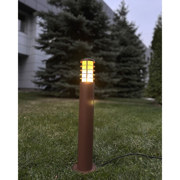 Вуличний світильник Nowodvorski 4906 Horn E27 1x10W IP44 коричневий - фото №2