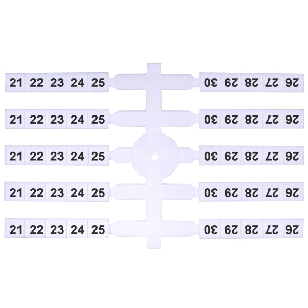 Маркувальна табличка ETI EO3 21-30 200шт (3901756)