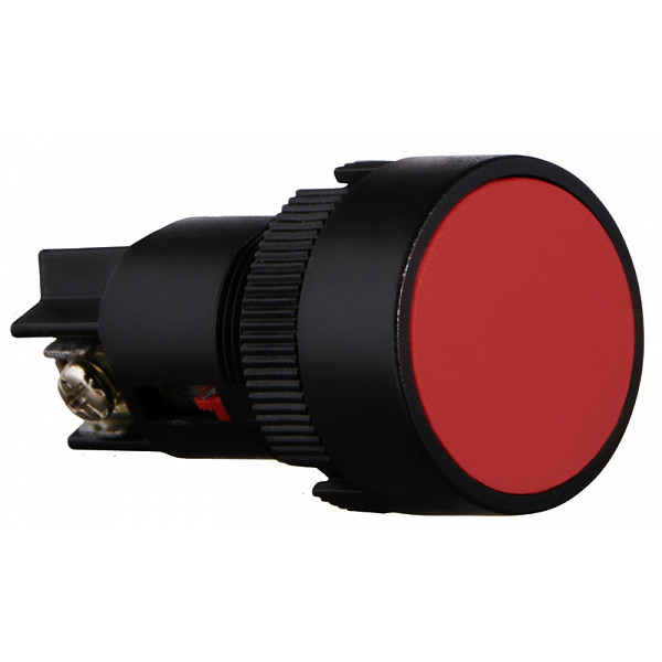 Кнопка с фиксацией Аско-Укрем XB2-EH142 NC «Стоп» красная (A0140010044) - фото №3