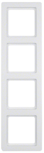 Рамка 4-местная полярная белизна Berker Q.1