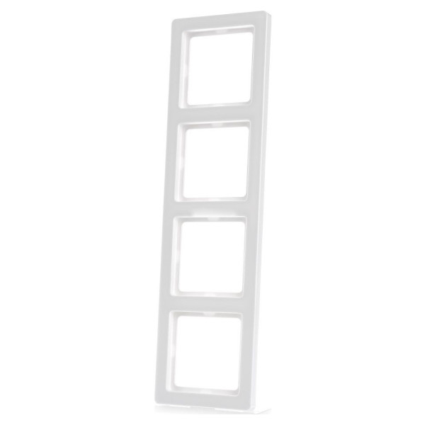 Рамка 4-местная полярная белизна Berker Q.1 - фото №1