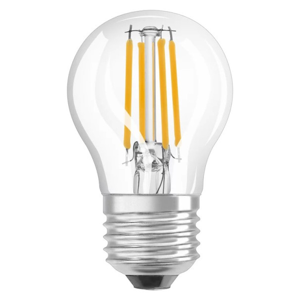 Світлодіодна лампа Osram LED CL P60 5,5Вт/827 FIL E27 6х1