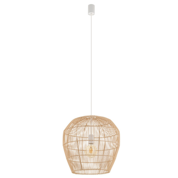 Подвесной светильник, люстра Nowodvorski 11163 Haiti S E27 1x25W IP20 бежевый