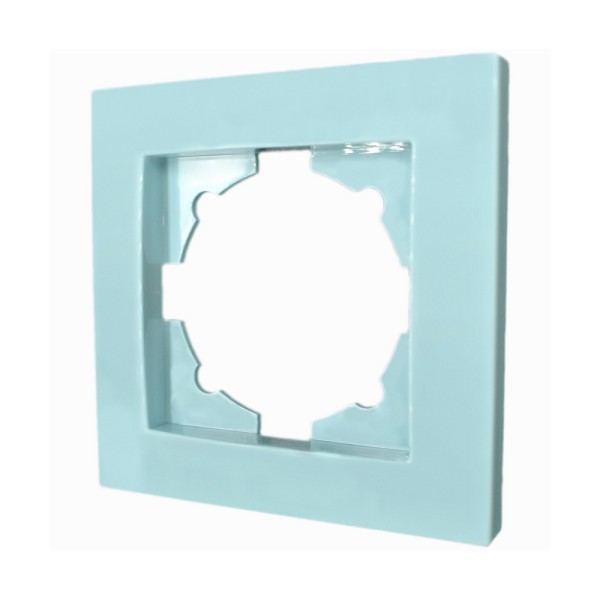 Рамка ELBI VEGA Colorline морська хвиля 1-на (510-011910-271) - фото №1