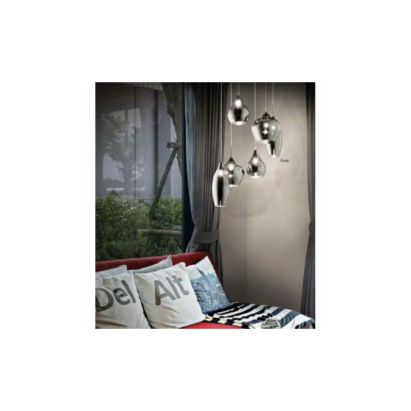 Подвесной светильник, люстра Ideal Lux SOFT SP6 FUME' 111841 - фото №1