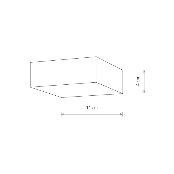 Потолочный светильник Nowodvorski 10420 Lid Square LED 1x15W 3000K 1500Lm IP20 белый - фото №3