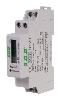 Однофазний електричний лічильник WZE-1, 45А
