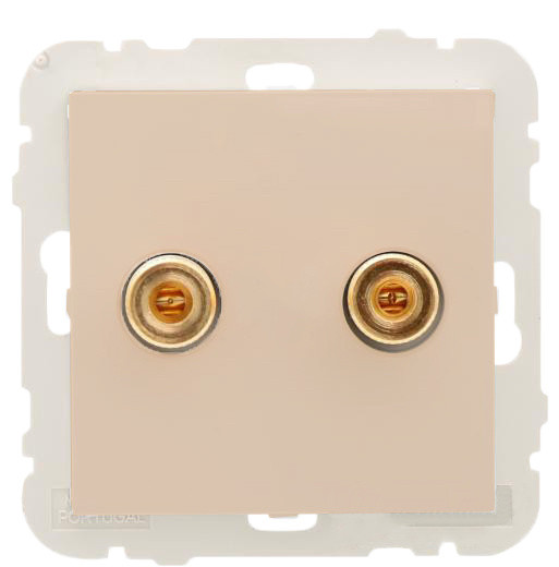 Стереоорозетка Logus 21220 TPE (жемчуг)