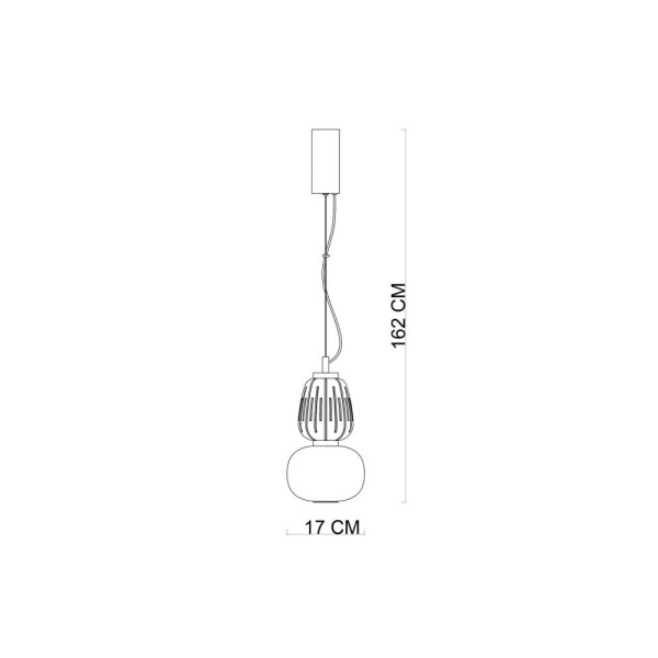 Підвісний світильник, люстра Italux PND-98374-18W-GD Eris Led 1x18W 3000K 2235Lm IP20 Золотий - фото №1