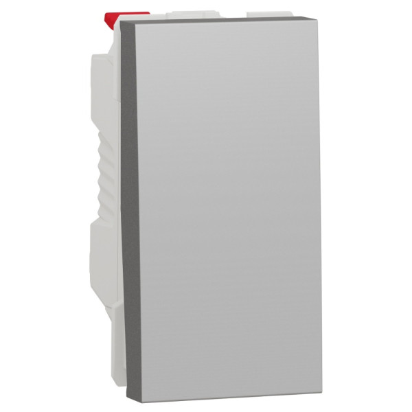 Одноклавішний вимикач Schneider Electric NU310130 (схема 1) 10А 1М (алюміній)