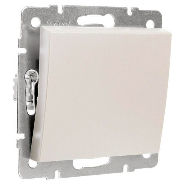 Вимикач Lezard Rain (703-3088-100) (перлово-білий перламутр) - фото №1