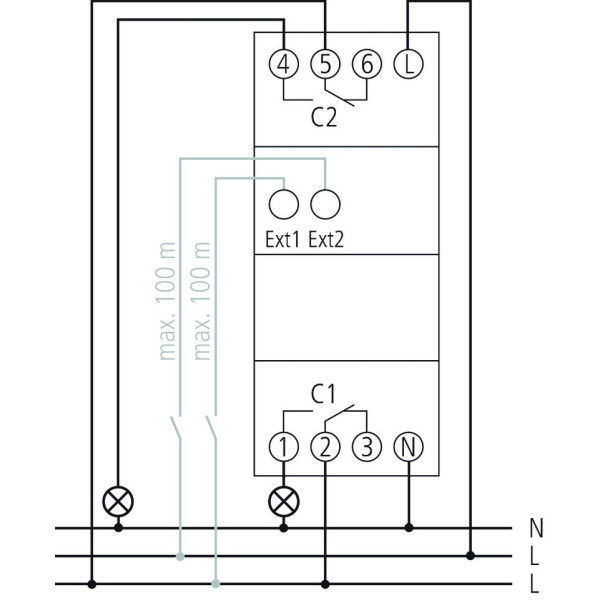 Астрономический таймер на DIN-рейку Theben SEL 172 top3 - фото №2