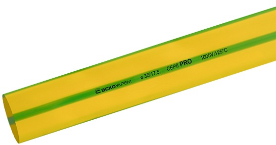 Термоусаджувальна трубка Аско-Укрем PRO Ø 35,0/17,5 жовто-зелена (A0150040595)