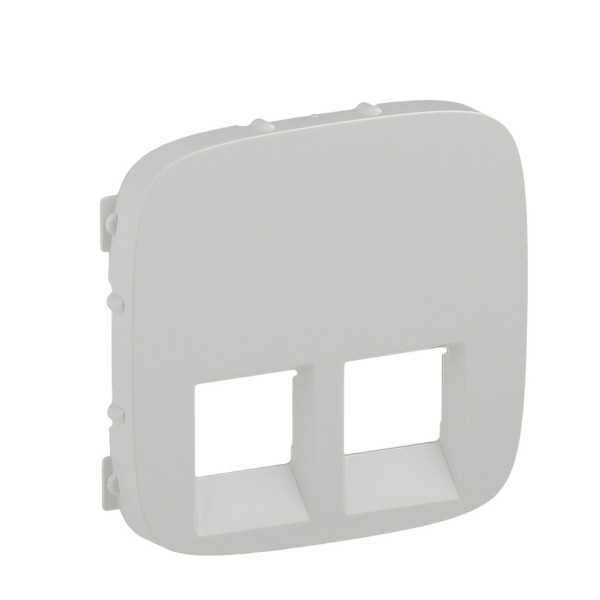 Панель розетки RJ11+RJ45 Legrand Valena Allure белая