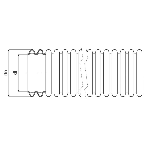 Гофрированная труба Kopos Kopoflex 110 красный - фото №3