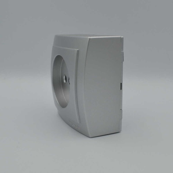 Розетка Nilson Themis срібло 1-на без заземлення ( 26131015 ) - фото №2