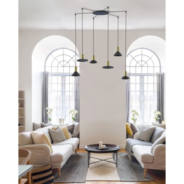 Плафон для світильника Nowodvorski 8036 Cameleon Hermanos C GU10 10W Bk - фото №2