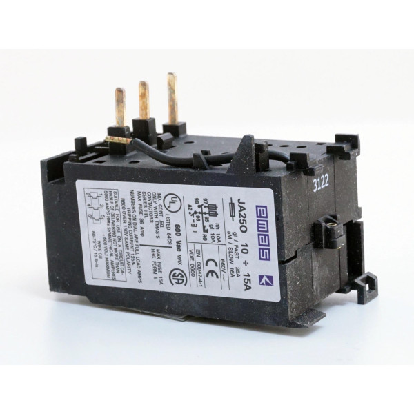 Реле термічне EMAS JA25O 10-15А - фото №3