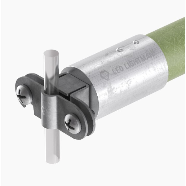 Ізоляційна штанга Leo Lightman L1000 з пластиною Fix Al/Gfk (324039) - фото №3