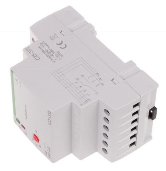Датчик втрати фази F&F CZF-332 3х400В+N 10А - фото №3