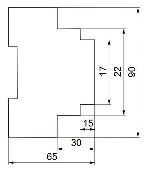 Датчик втрати фази F&F CZF-332 3х400В+N 10А - фото №5