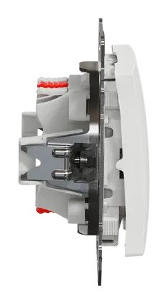 Кнопковий двоклавішний вимикач Schneider Electric Sedna Design & Elements білий SDD111118 - фото №2