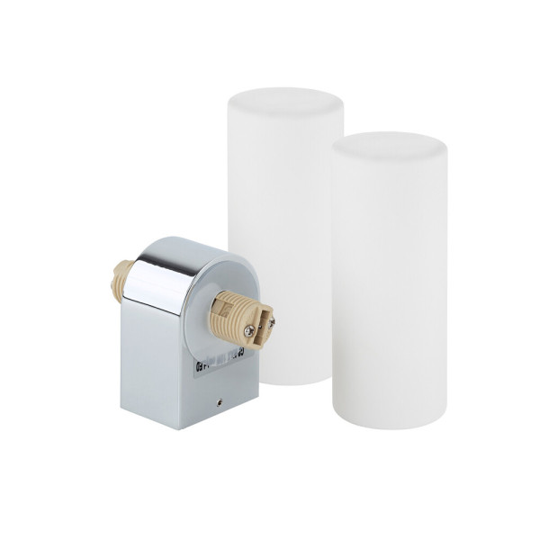 Бра для ванной, светильник Nowodvorski 10726 Natalie G9 2x10W IP44 хром - фото №2