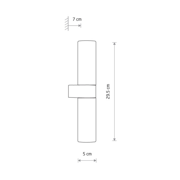 Бра для ванной, светильник Nowodvorski 10726 Natalie G9 2x10W IP44 хром - фото №4