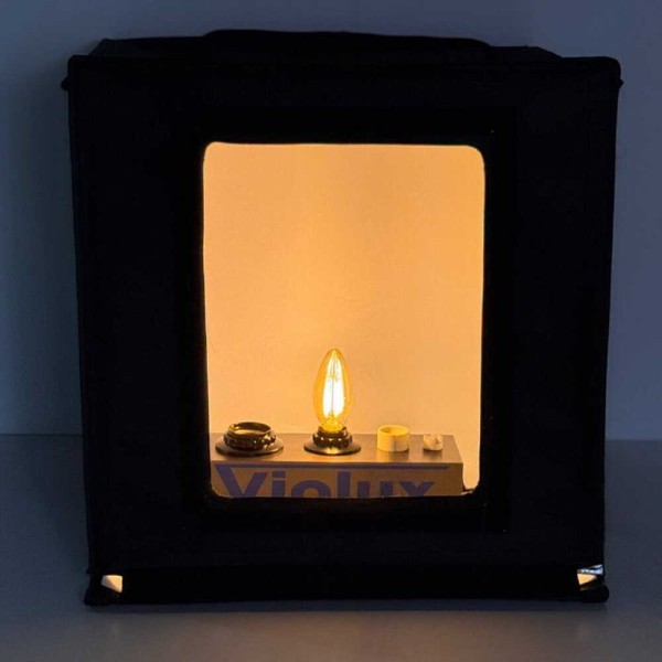 Лампа LED FILAMENT С37 6W E14 2200K VIOLUX ( 833022 ) - фото №3