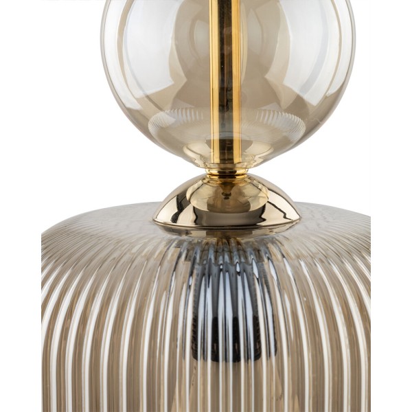 Підвісний світильник, люстра TK Lighting 11038 Sophia E14 1x10W IP20 бурштиновий - фото №3