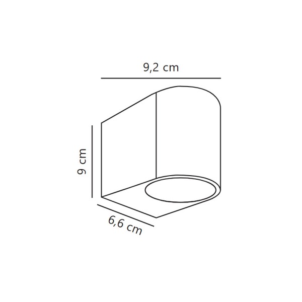 Вуличний світильник Nordlux 2518001009 Dion GU10 1x25W IP44 коричневий - фото №3