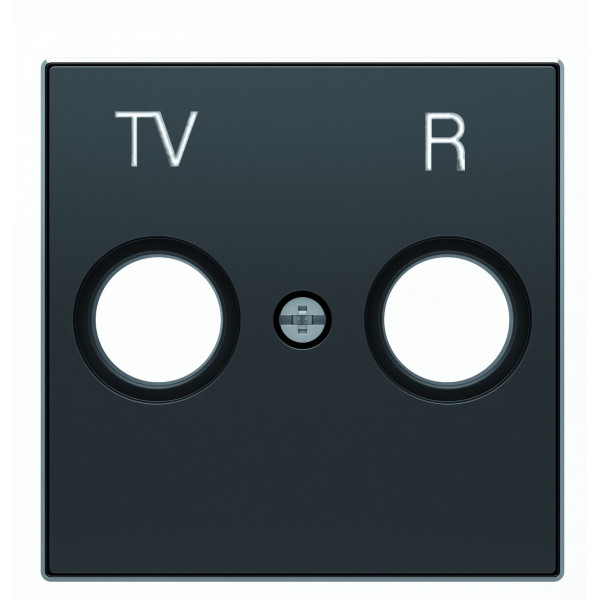 Центральна плата TV+R розетки ABB Sky 8550 NS (чорний оксамит)