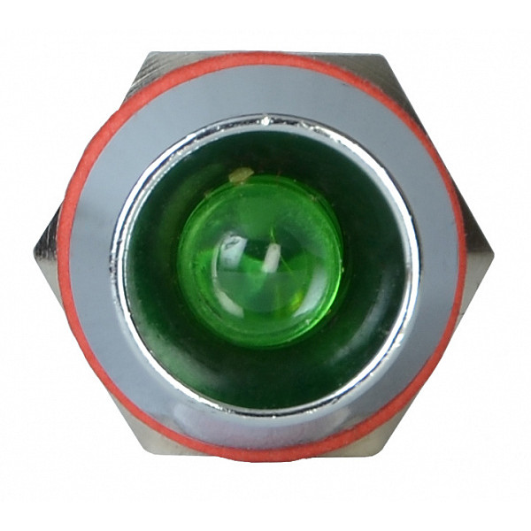 Сигнальна арматура Аско-Укрем AD22C-6 220В АС зелена (A0140030100) - фото №2