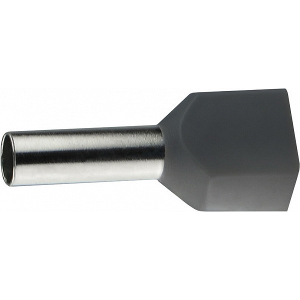 Наконечник Аско-Укрем ТЕ 4,0-12 изолированный серый 100шт (A0060120010) - фото №1