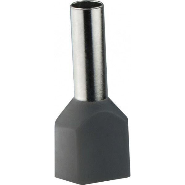 Наконечник Аско-Укрем ТЕ 4,0-12 изолированный серый 100шт (A0060120010) - фото №2