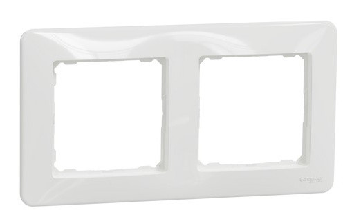 Рамка двойная Schneider Electric Sedna Design белая SDD311802