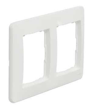 Рамка двойная Schneider Electric Sedna Design белая SDD311802 - фото №1