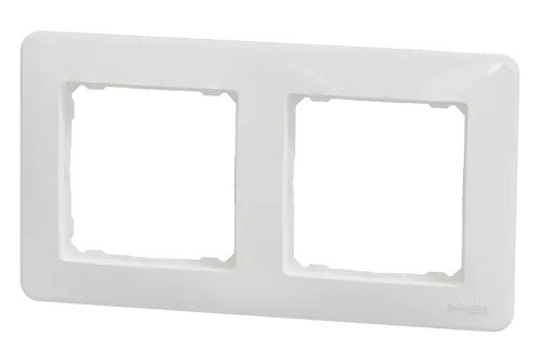 Рамка двойная Schneider Electric Sedna Design белая SDD311802 - фото №4