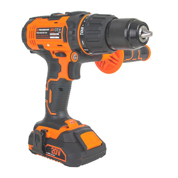 Аккумуляторный шуруповерт Tekhmann (848394) TCD-60/i20 kit - фото №2