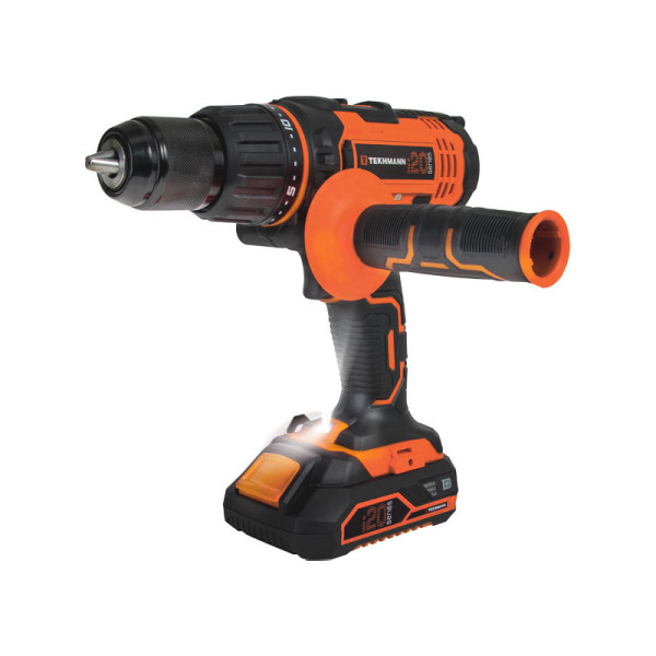 Аккумуляторный шуруповерт Tekhmann (848394) TCD-60/i20 kit - фото №3