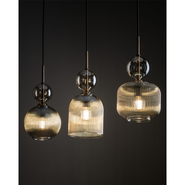 Подвесной светильник, люстра TK Lighting 11042 Sophia E14 3x10W IP20 янтарный - фото №1