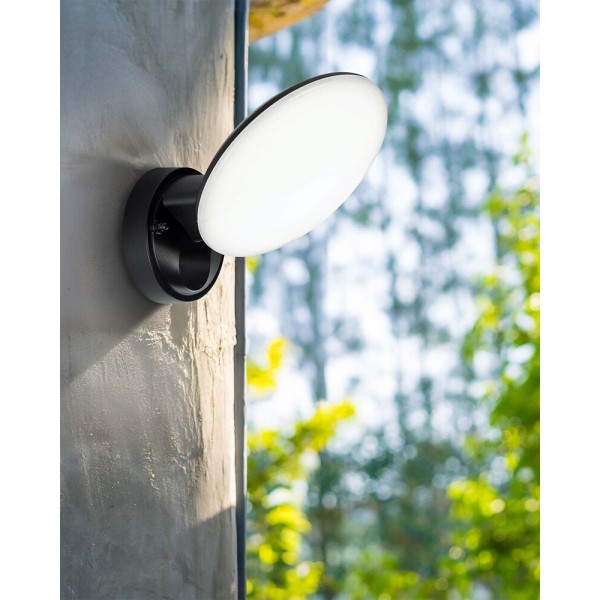 Вуличний світильник Goldlux 333780 Olaf LED 1x10W 4000K 1200Lm IP44 чорний - фото №1