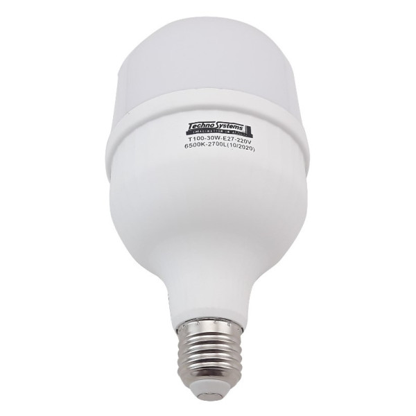 Светодиодная лампа TNSy LED Bulb-T100-30W-E27-220V-6500K-3150L GOLDEN (TNSy5000045) - фото №2