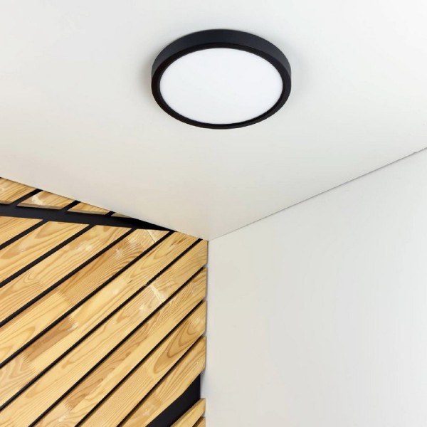 Світильник LED MILLENNIUM 20W 5000K круг чорний Violux ( 351220 )