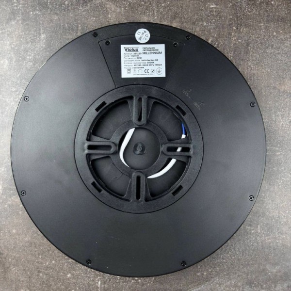 Світильник LED MILLENNIUM 20W 5000K круг чорний Violux ( 351220 ) - фото №4